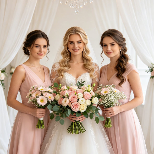 Eternal Beauty Crafting Your Dream Wedding Bouquet with Artificial Flowers