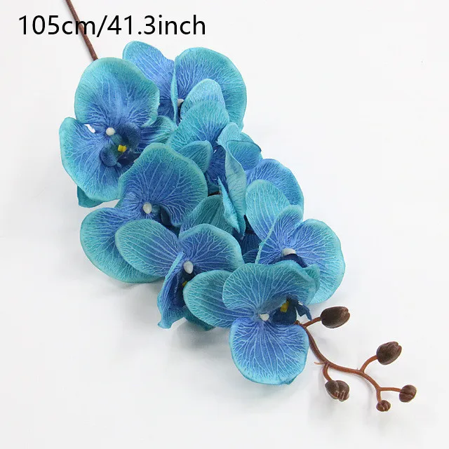 Magenta artificial butterfly orchid sprig