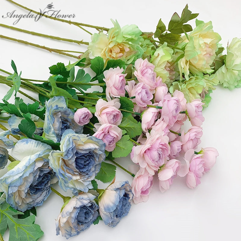 Angela Flower 10pcs/Lot Artificial Flower Wedding Floral Arrangement M