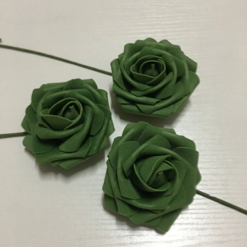 Artificial Bloom Rose Head
