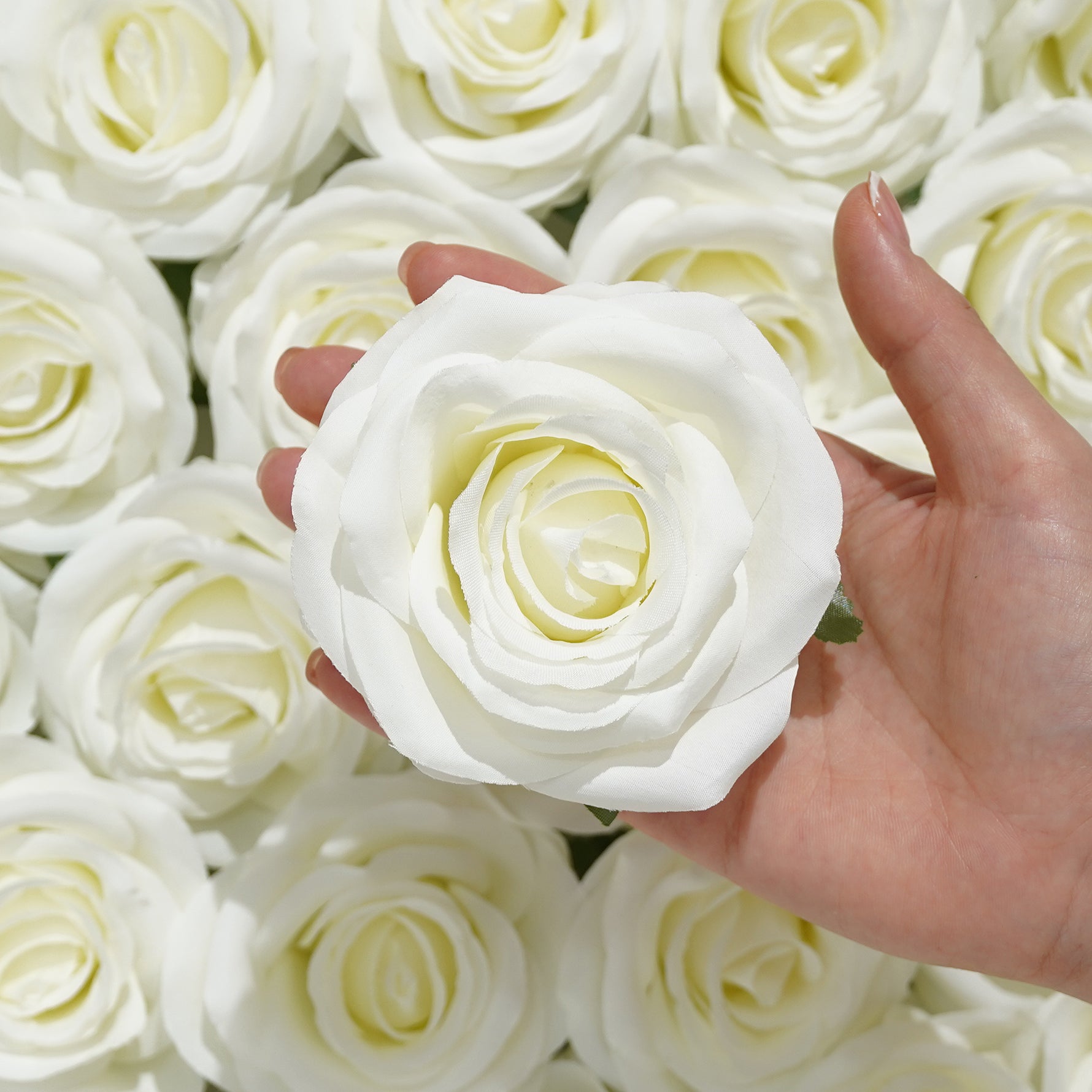Colorful Silk Rose Arrangement Decor