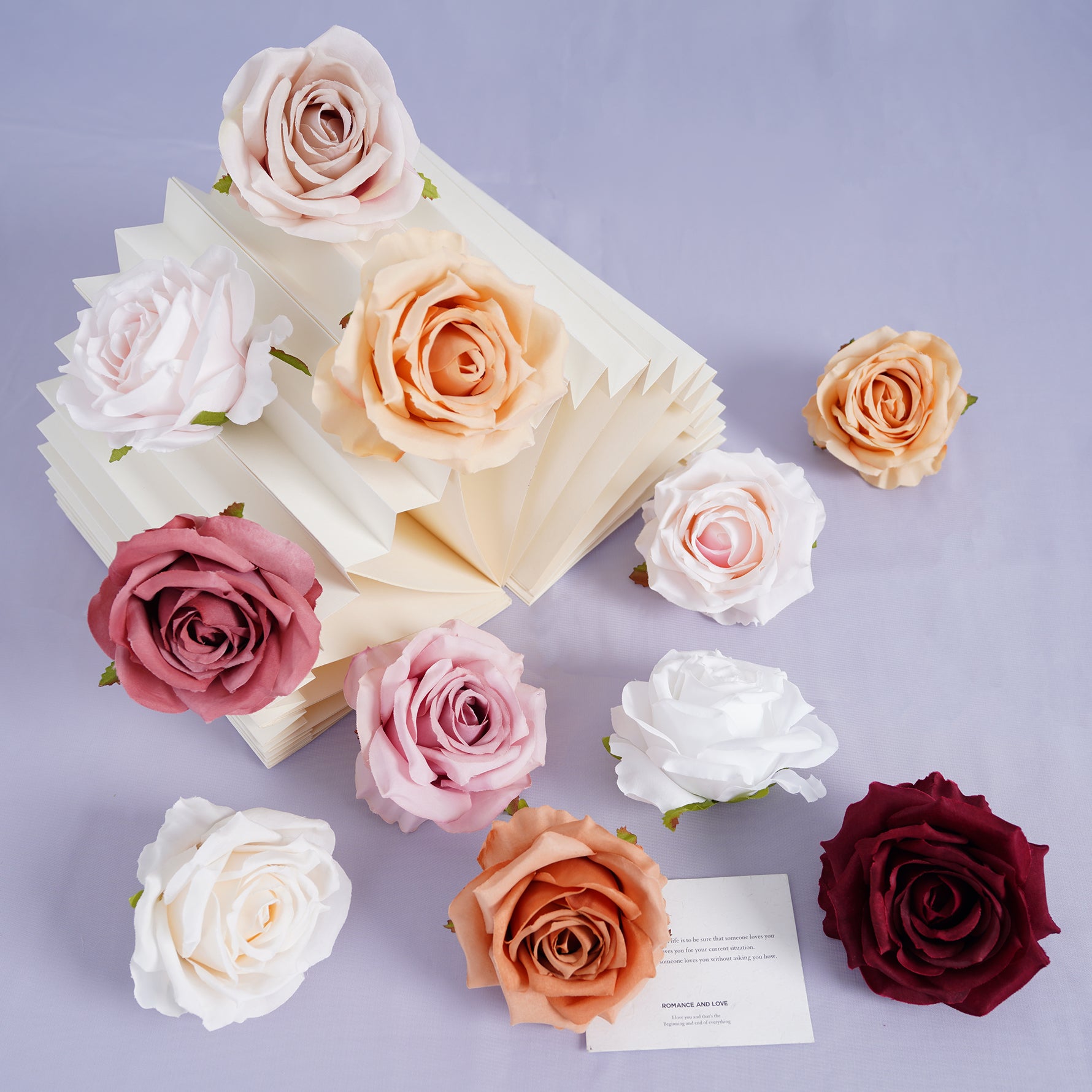 bulk artificial rose heads wedding supply