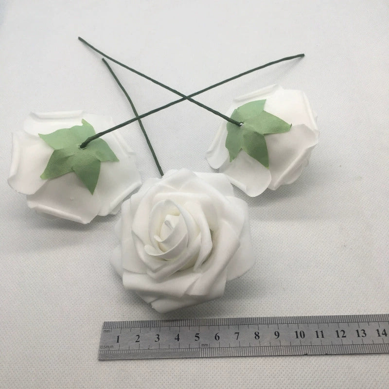 Fake Rose Heads Without Stem