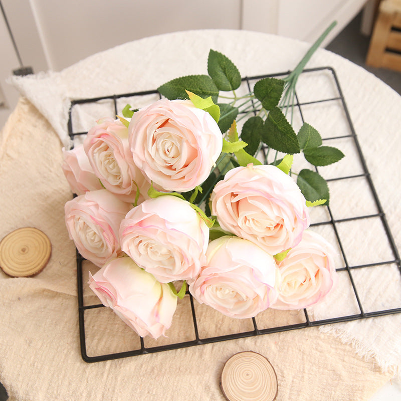 mauve_lilac_faux_rose_bunch_photo