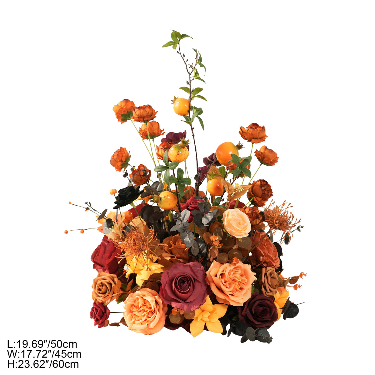 Multi-size artificial flower package for halloween event