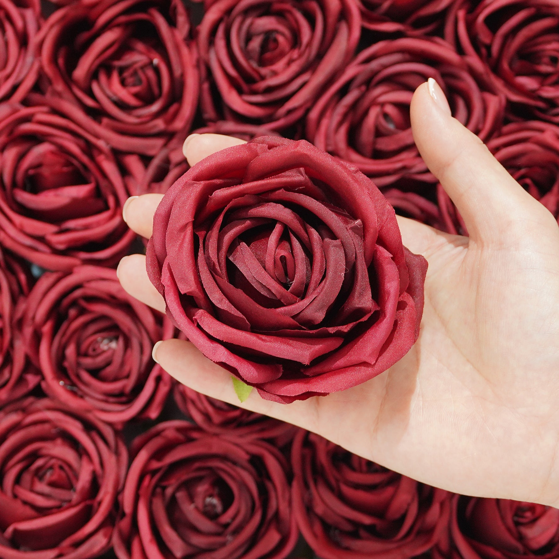 multicolor-faux-rose-heads-home-decoration