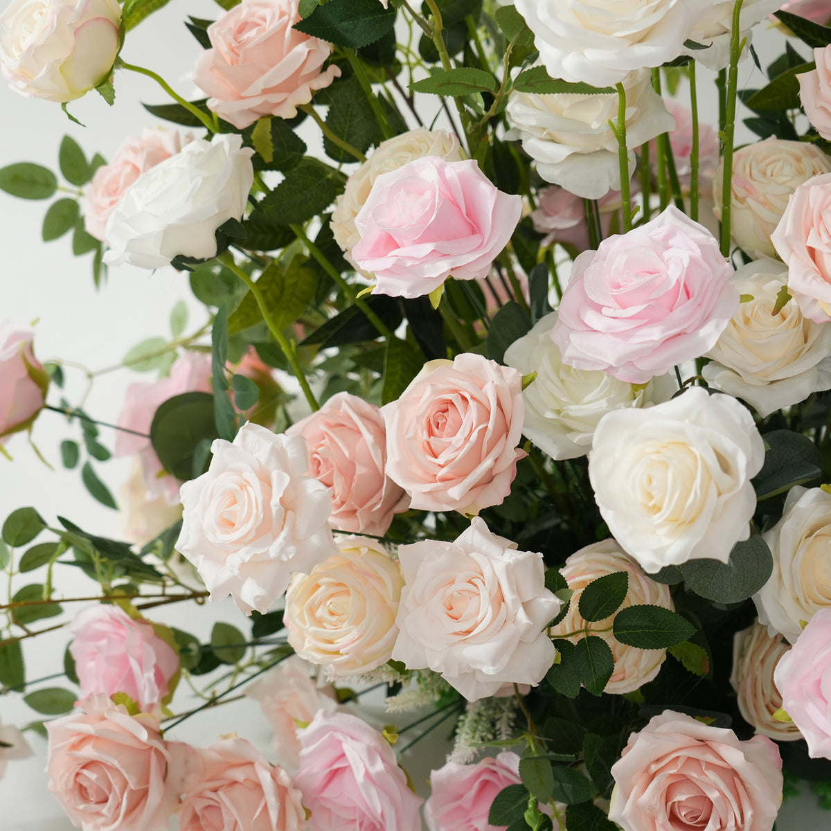 faux_rose_flowers_wedding_decoration