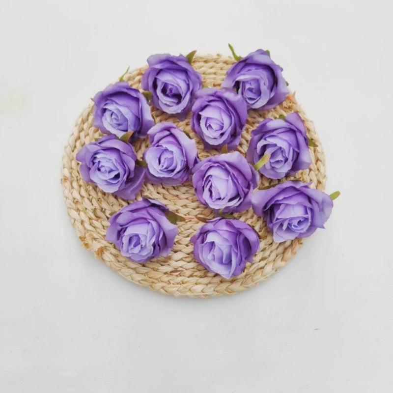 Real Touch Fake Rose Heads for Floral Arrangement Projects