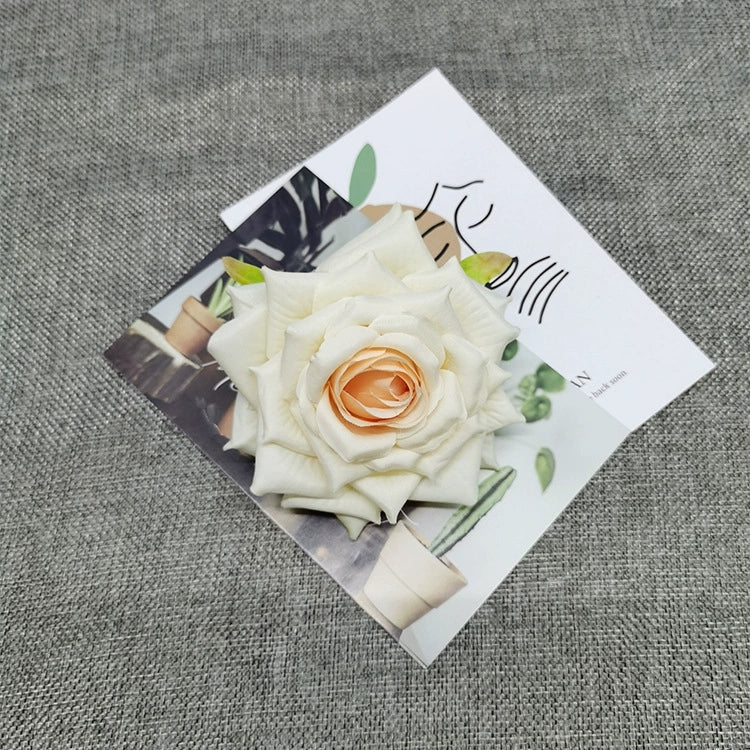cream-faux-rose-head