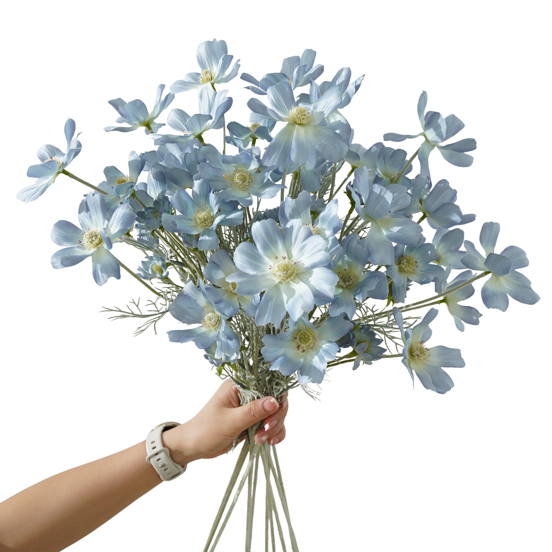decorative-faux-cosmos-flower-stems