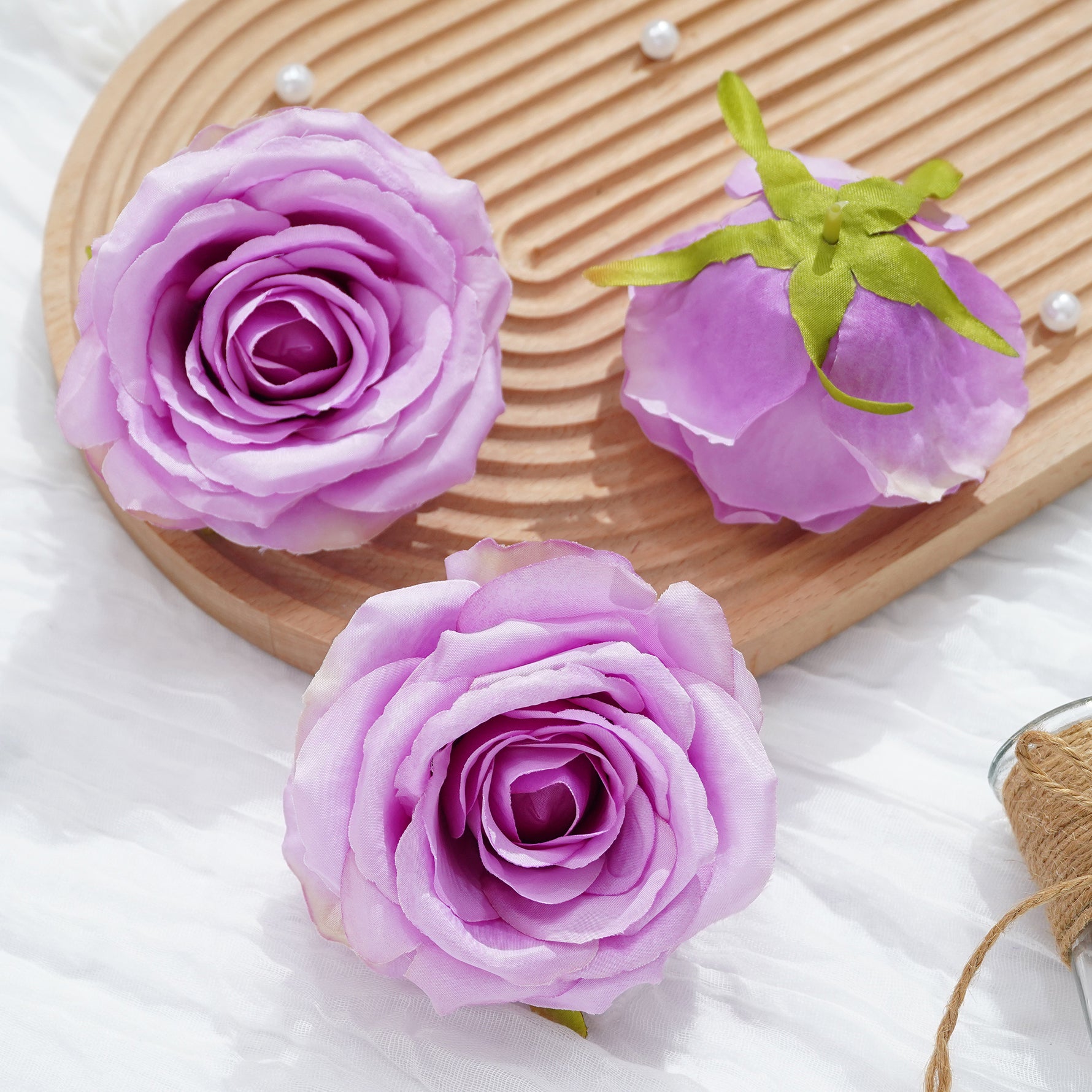 Loose rose heads for DIY wreaths and flower arrangements