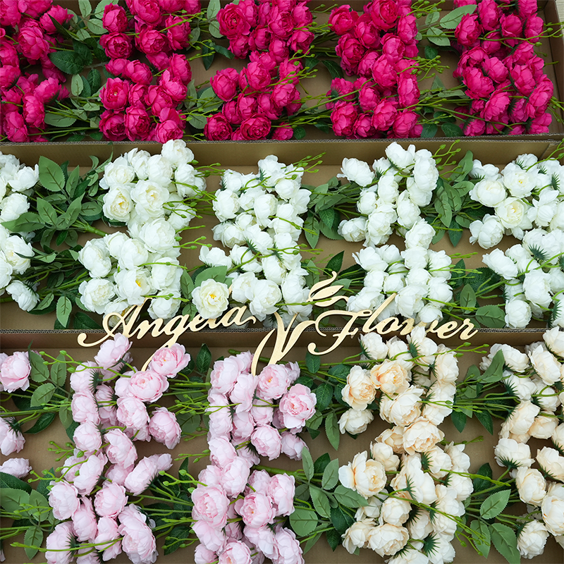 mauve_pink_white_silk_flower_set