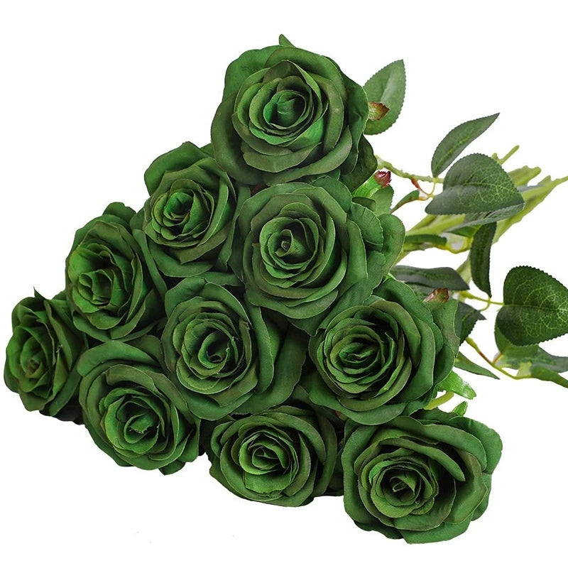 Faux Rose Flower Bouquet
