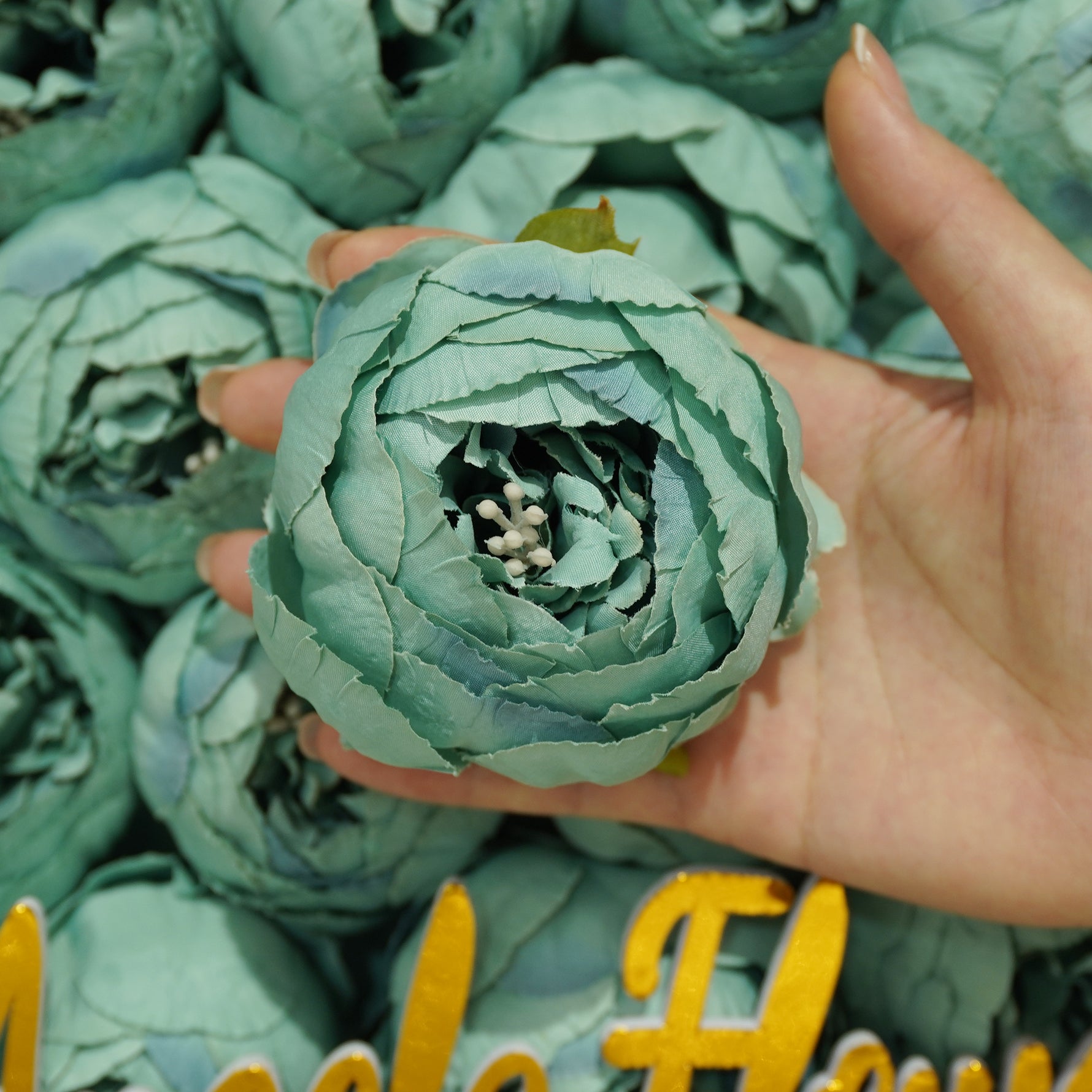 Mulberry silk ranunculus bulk flowers