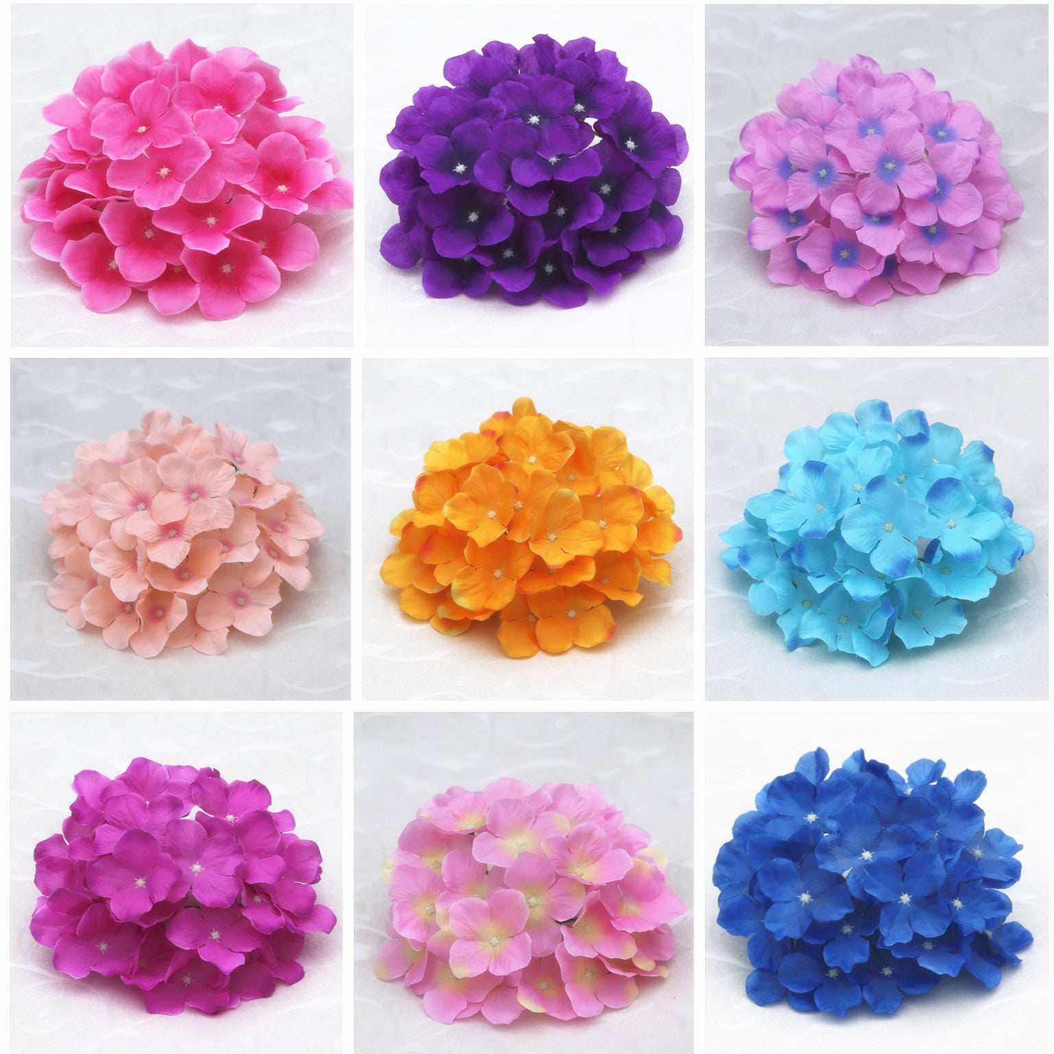 Artificial Hydrangea Flower Branches for Home Vase Decor