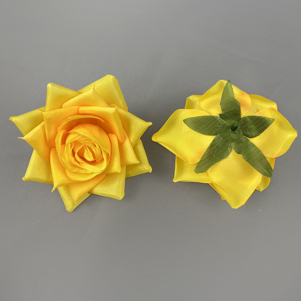 Multi tone faux rose heads home event florals
