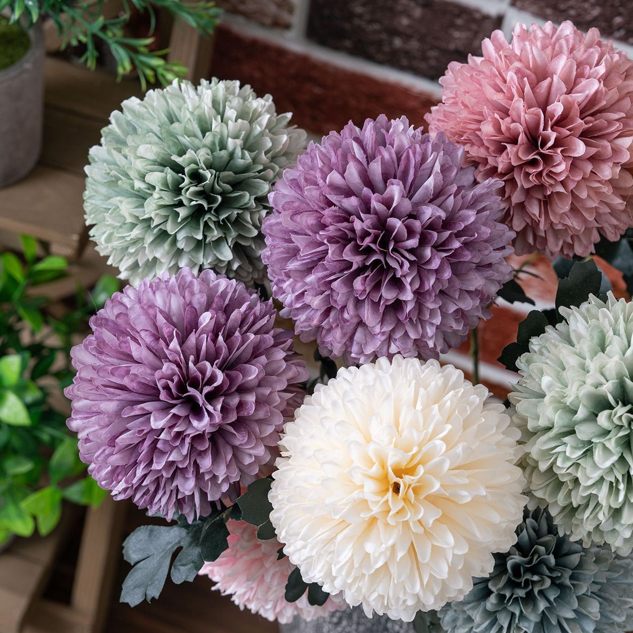 dusty_green_faux_pom_pom_flower_stem