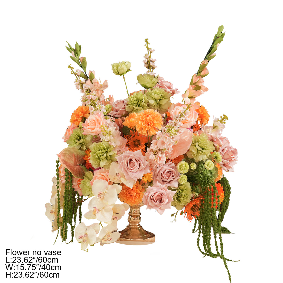 Wedding tablescape artificial flower decoration