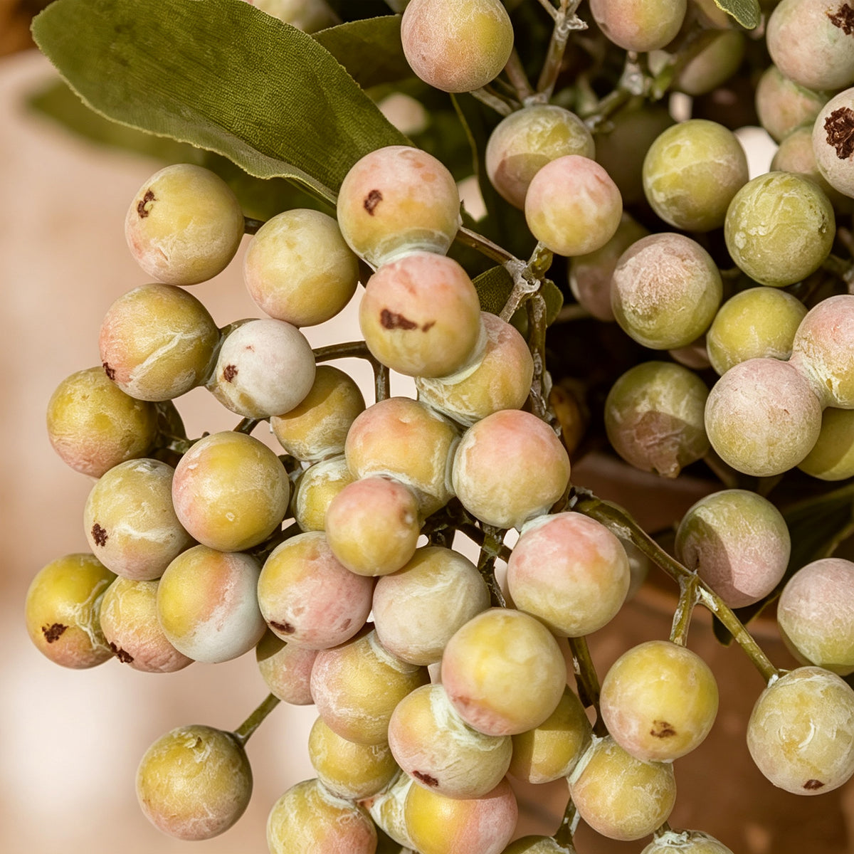 Dusty tone wild faux berry for wedding arch decor