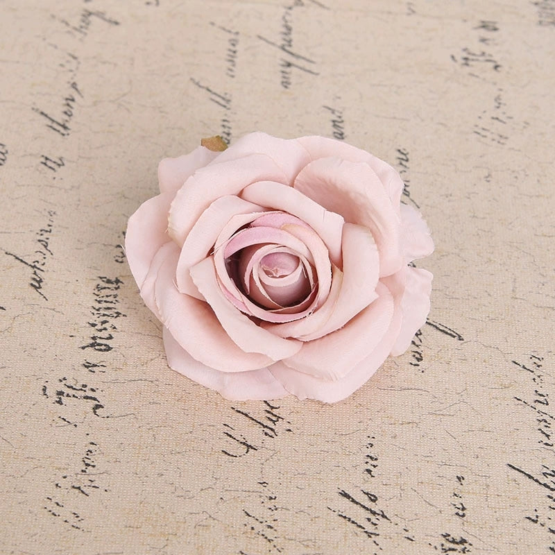 blush pink rose flower head