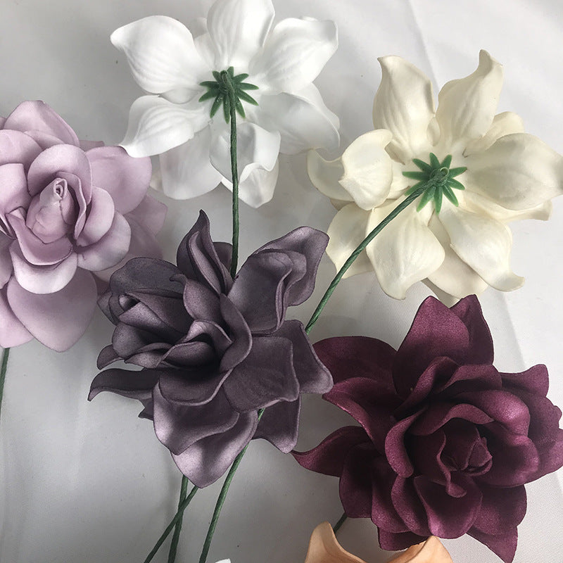 mauve_purple_silk_gardenia_bunch