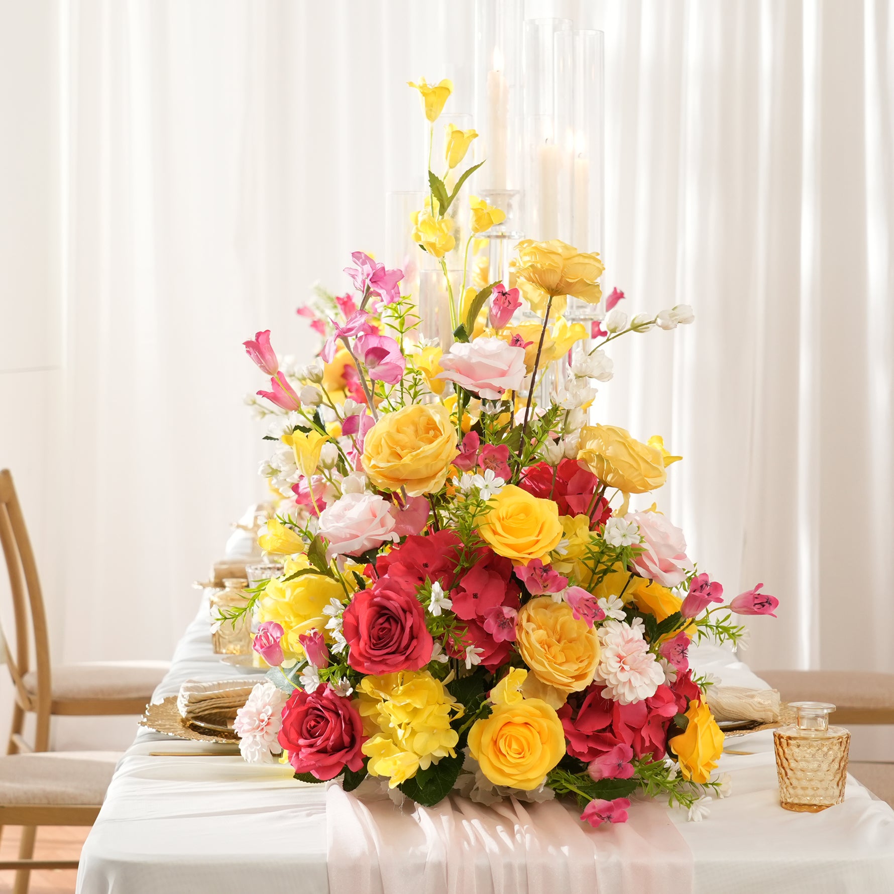 fake-flower-arrangement-for-event-decor