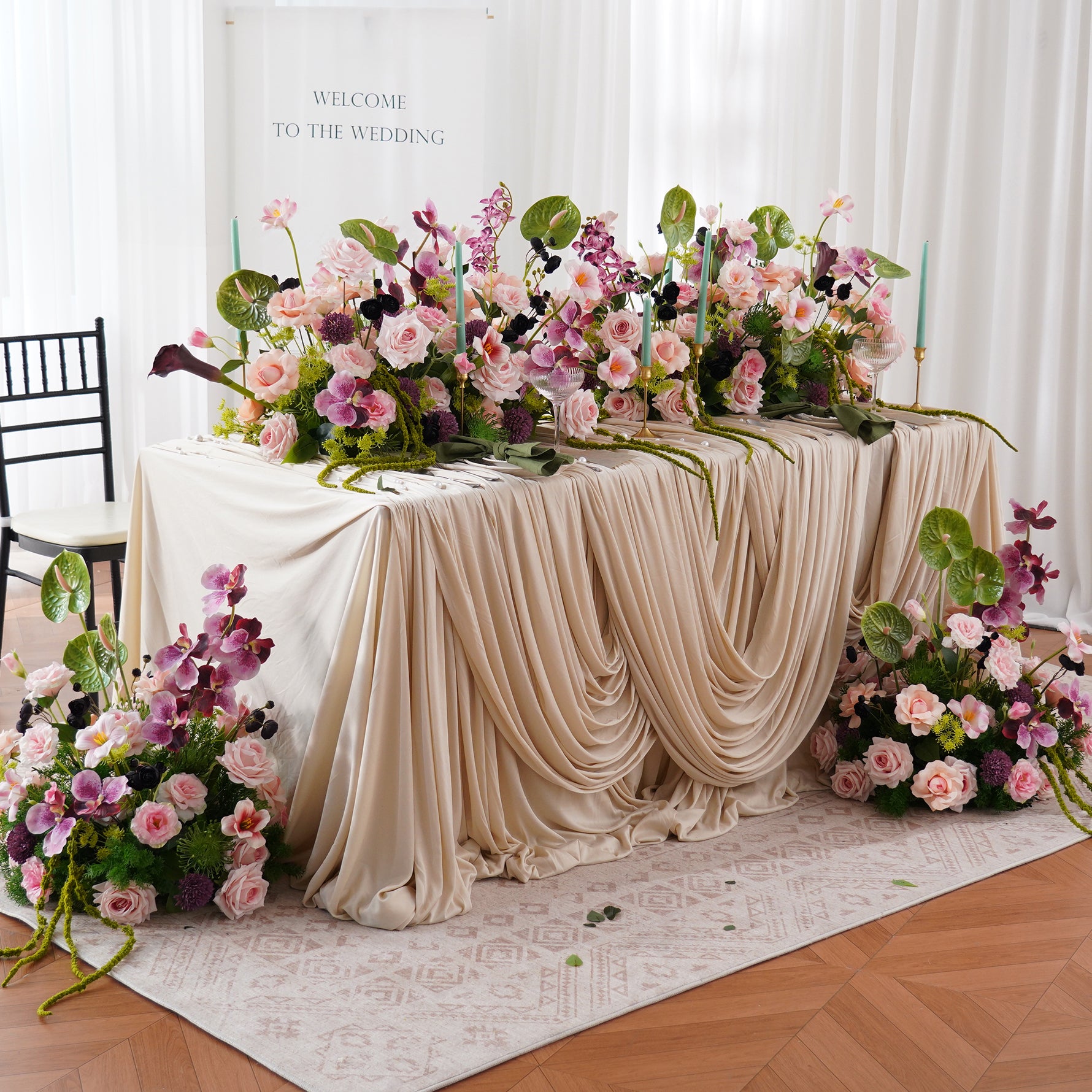 Luxury Faux Flower Centerpiece Arrangement