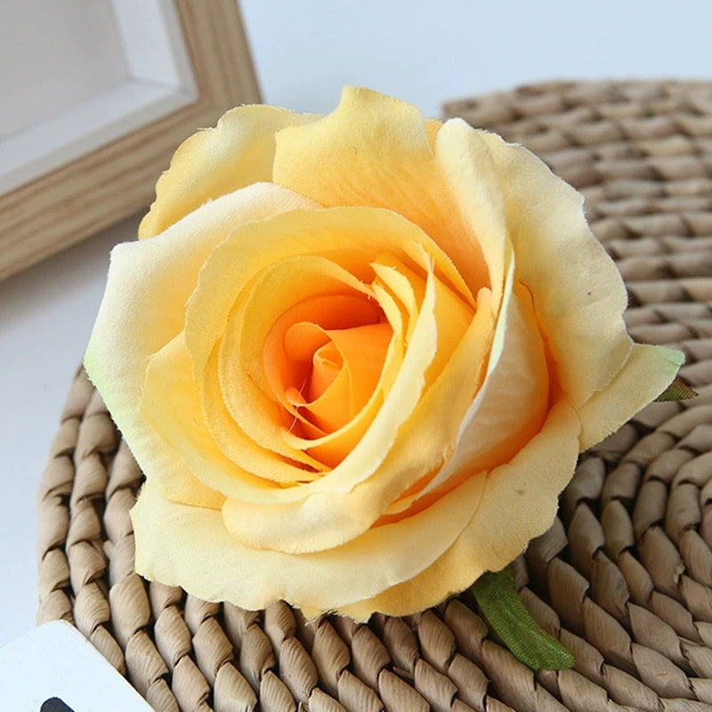 Multi Color Faux Rose Heads for Table Centerpieces and Crafts