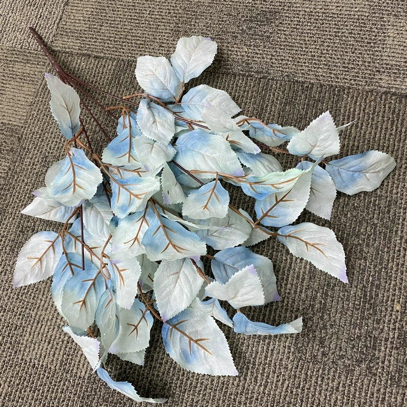 velvet_texture_artificial_leaves_bouquet_set