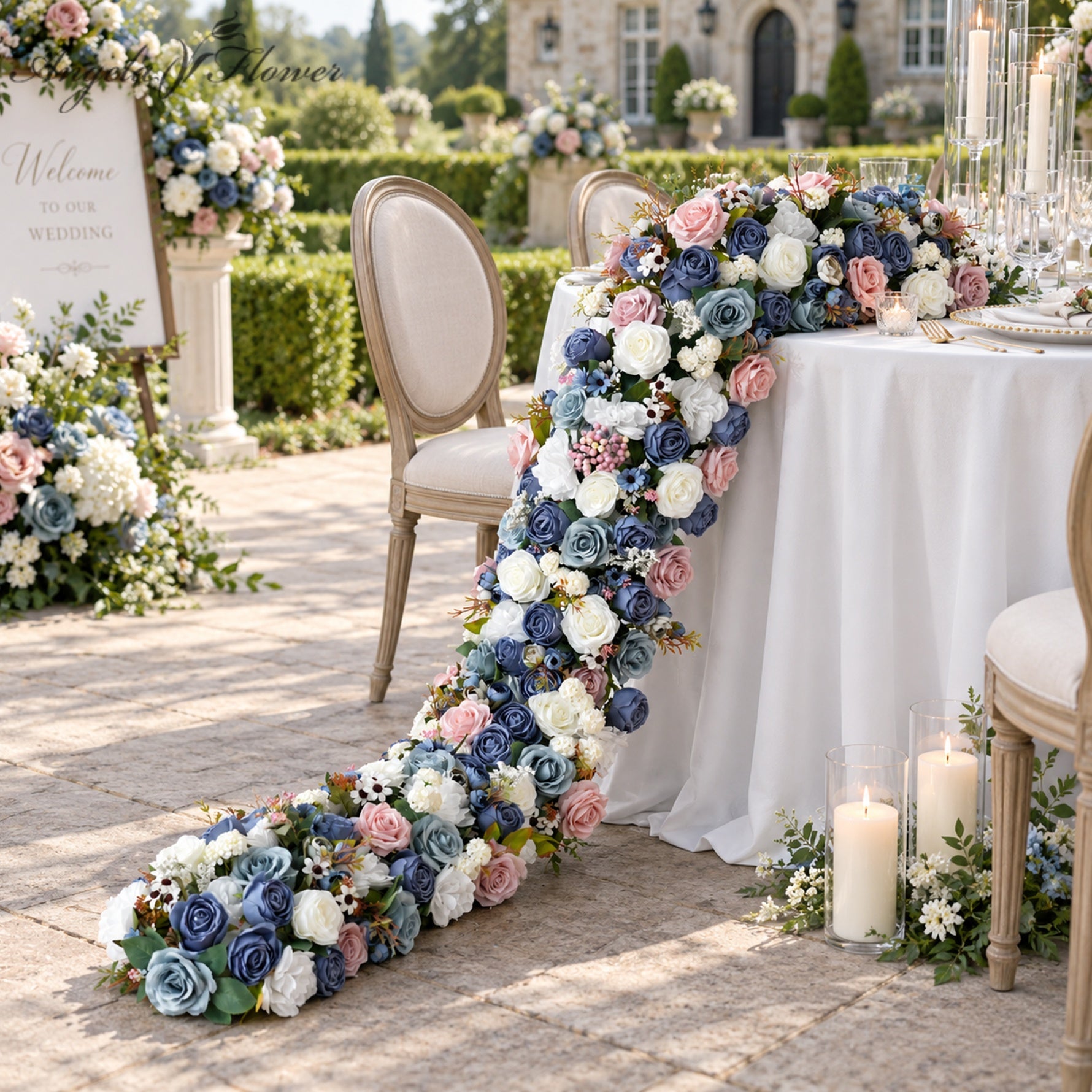 reception_banquet_long_floral_garland