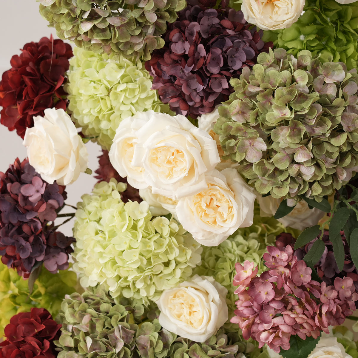 Flower pillar decoration for wedding entrance display