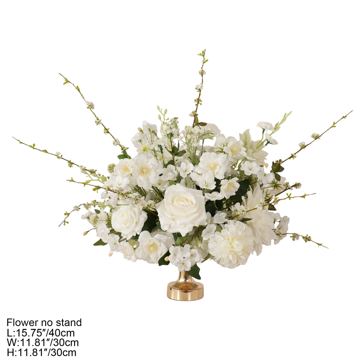 rose artificial flower pack for wedding backdrop styling