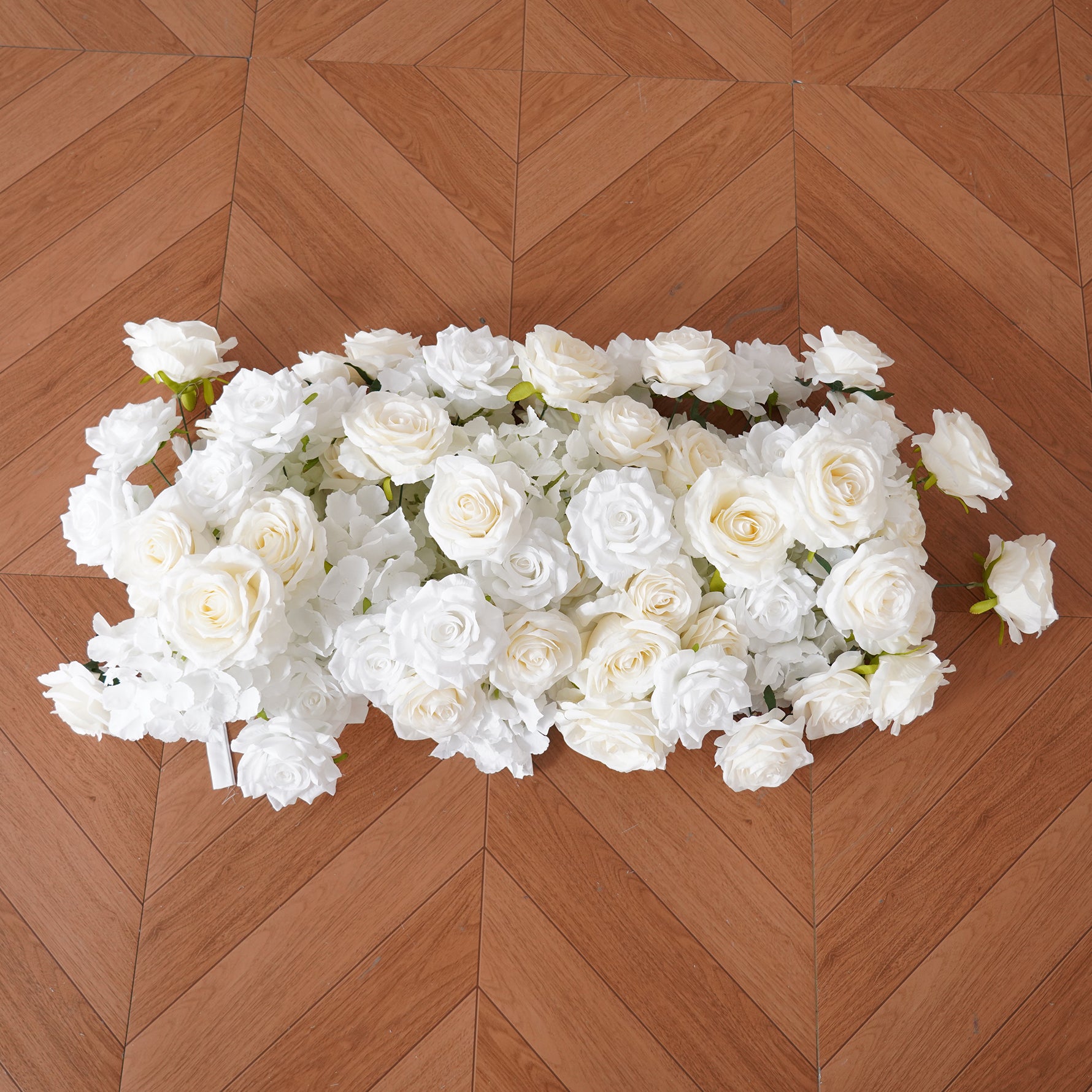Classic White Floral Arch For Wedding Ceremony Setup