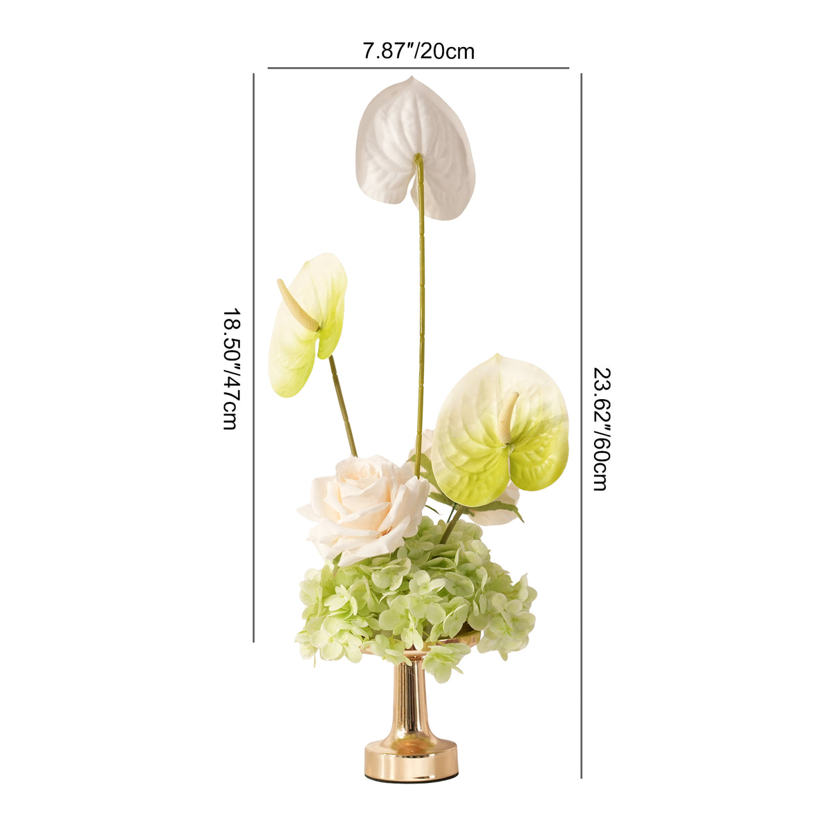 Premium ready-to-use floral centerpiece for banquet and dinner party