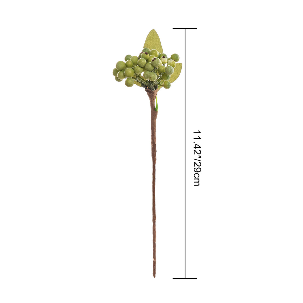 Wholesale artificial berry spray with green leaves