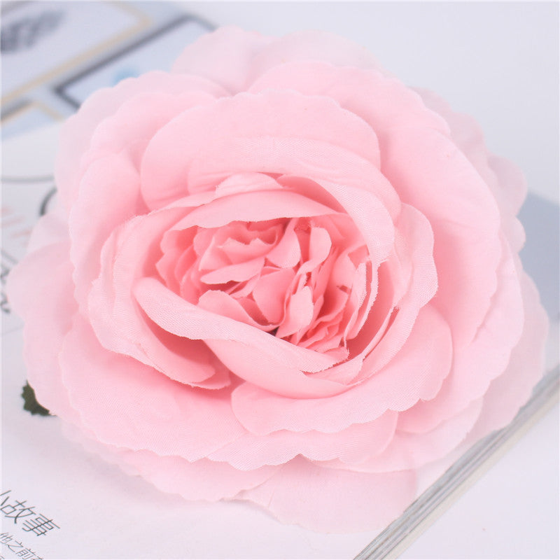 artificial rose blooms for wedding bouquet