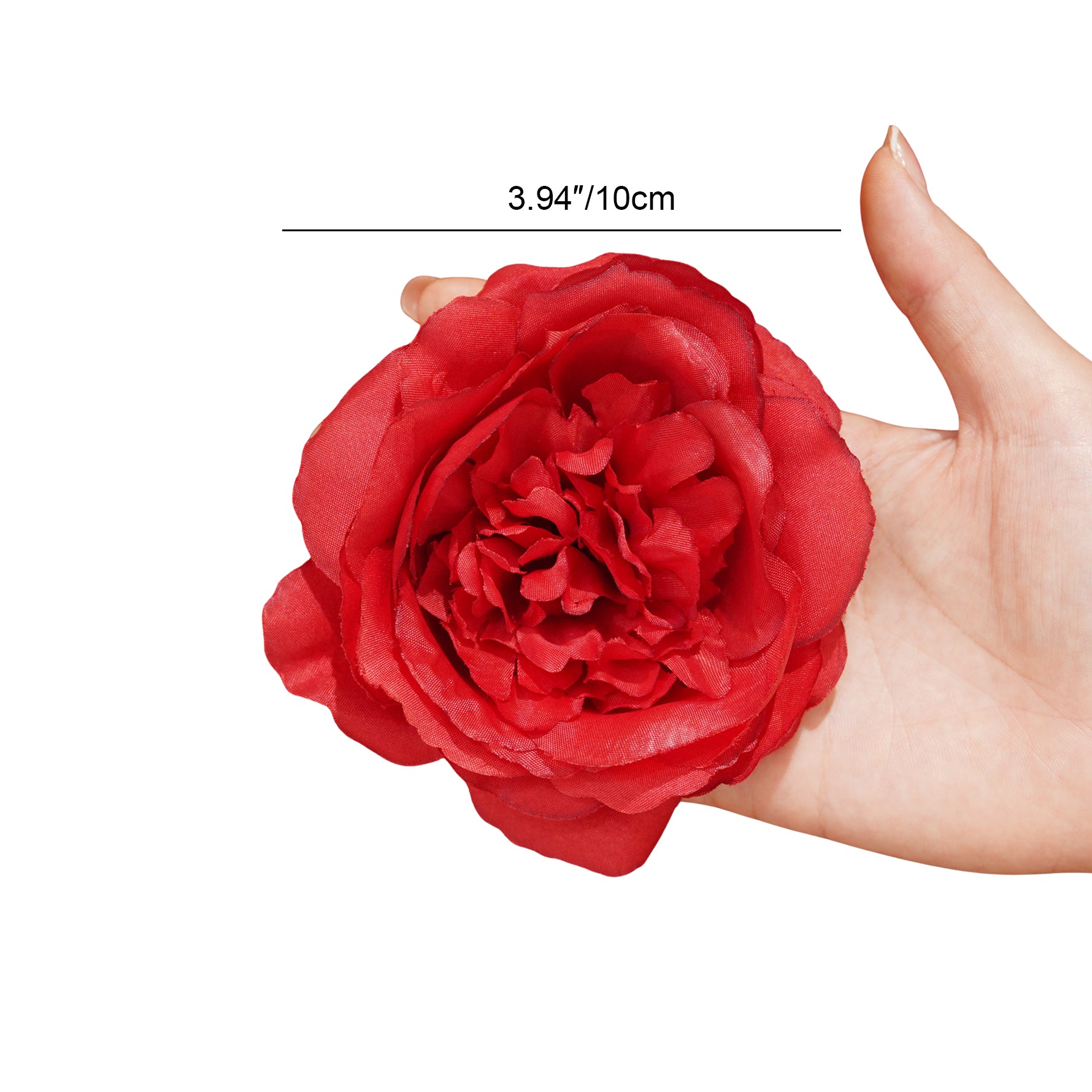 Champagne silk rose head