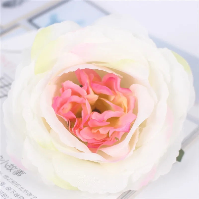 DIY floral craft rose heads