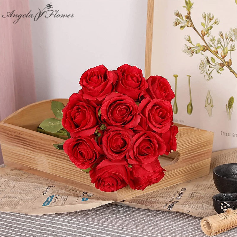 Red Artificial Rose Bouquet