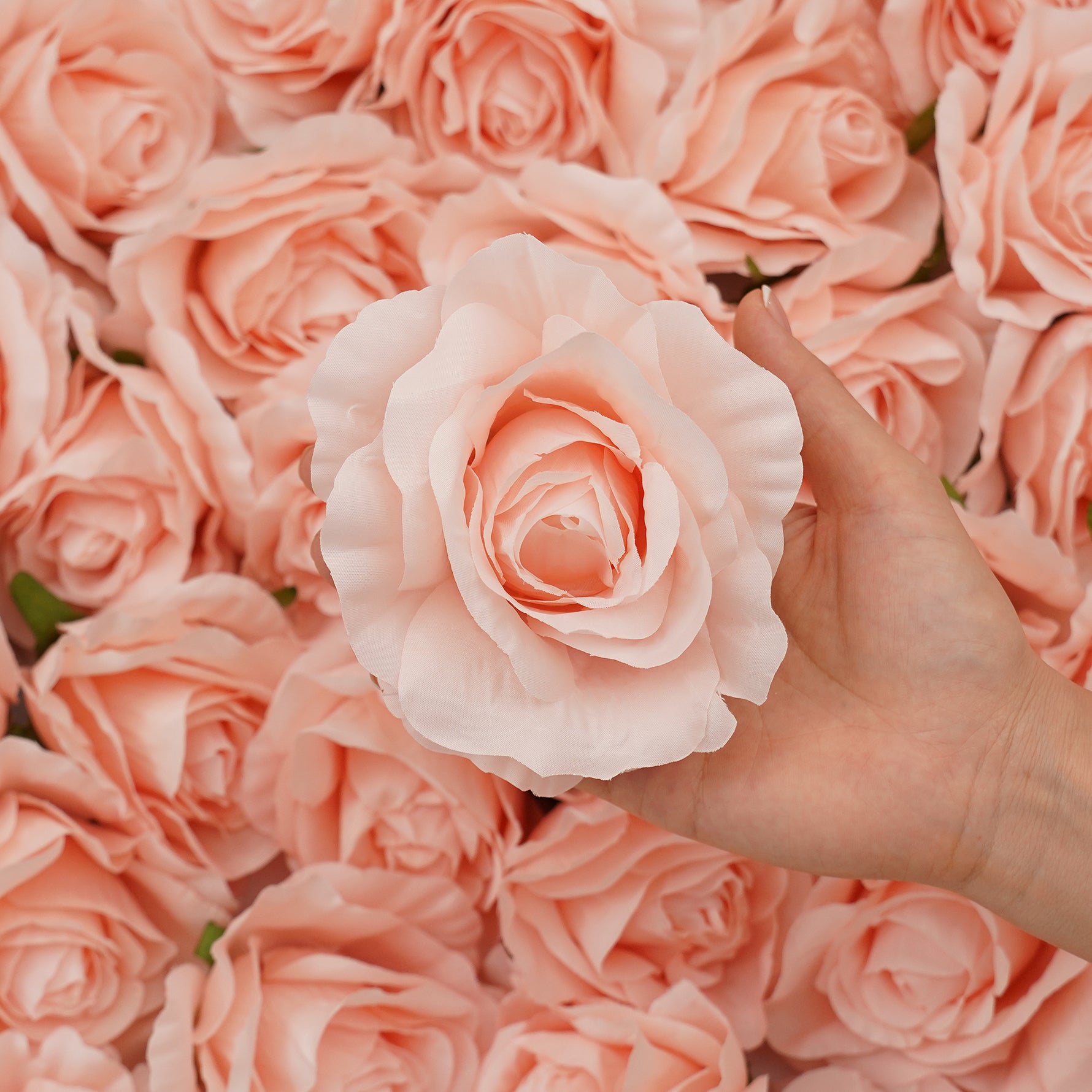 Colorful fake roses for centerpiece, wreath, and bouquet projects