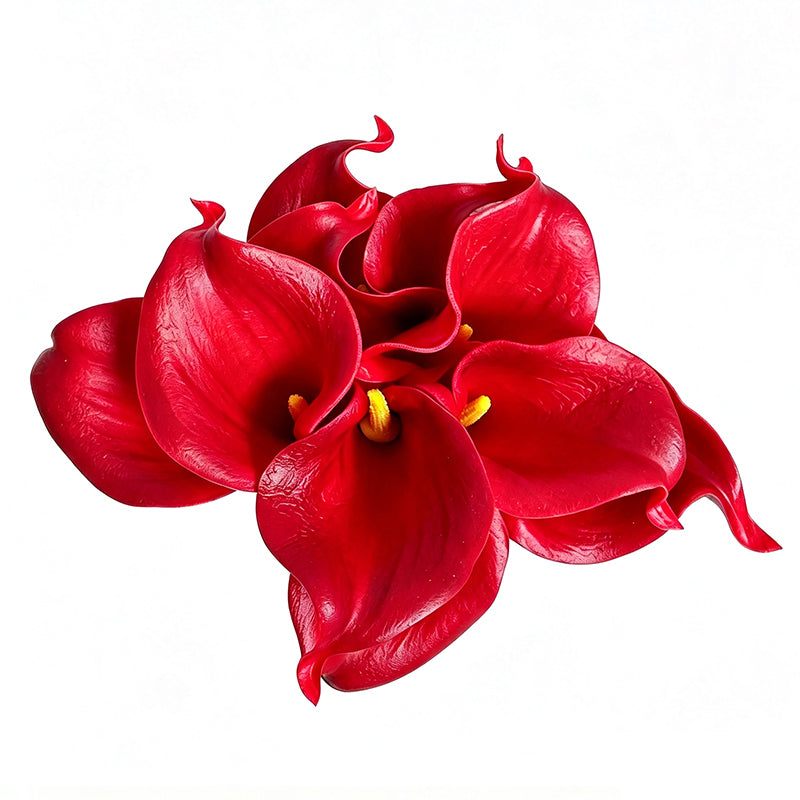 Metallic Gold Artificial Calla Lily PU Flower