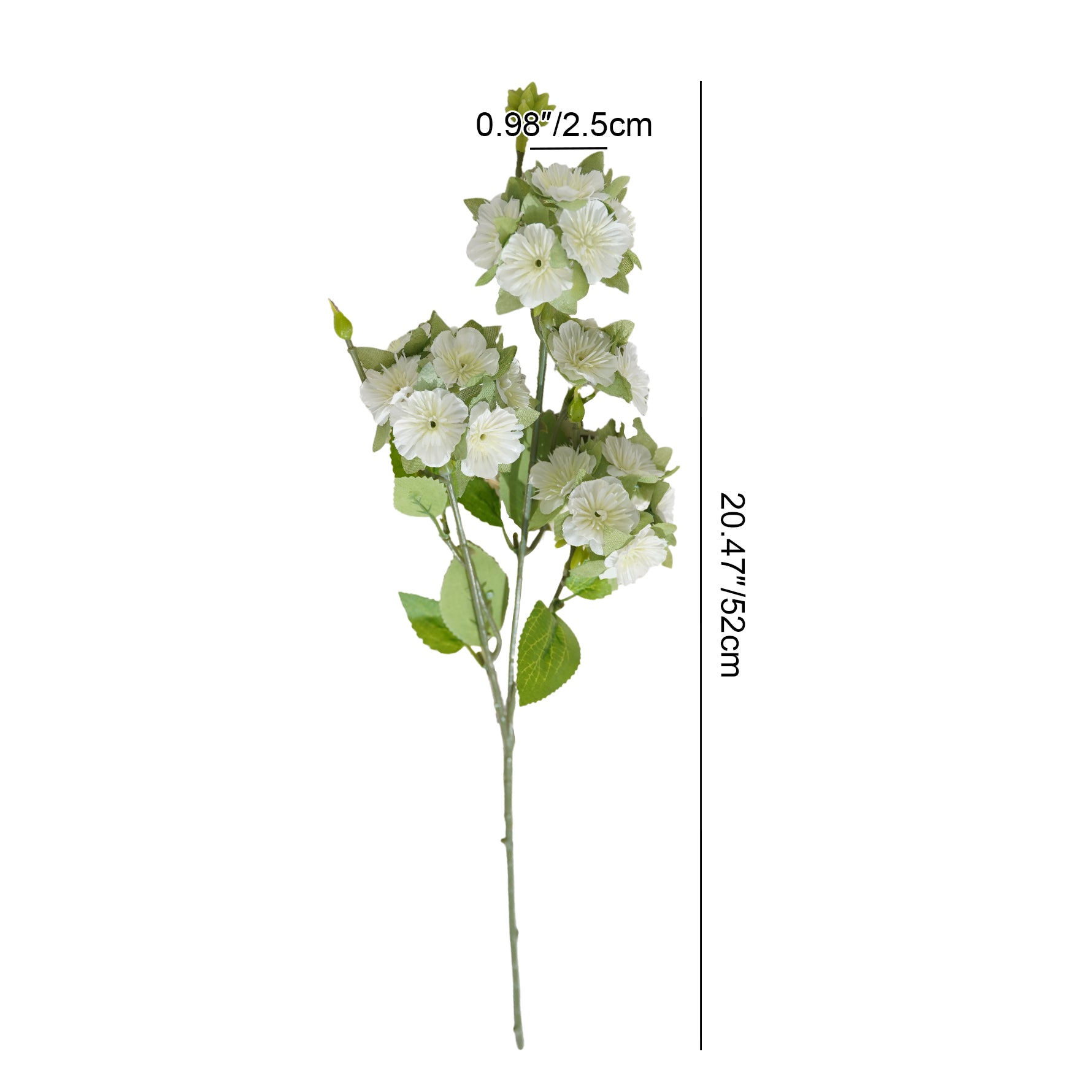 Ivory faux baby breath flower sprigs