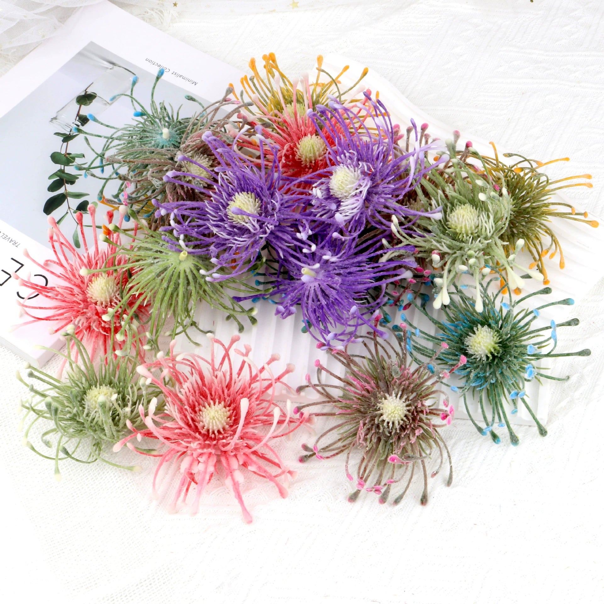 faux-spider-chrysanthemum-flower-head-wedding-bouquet-material