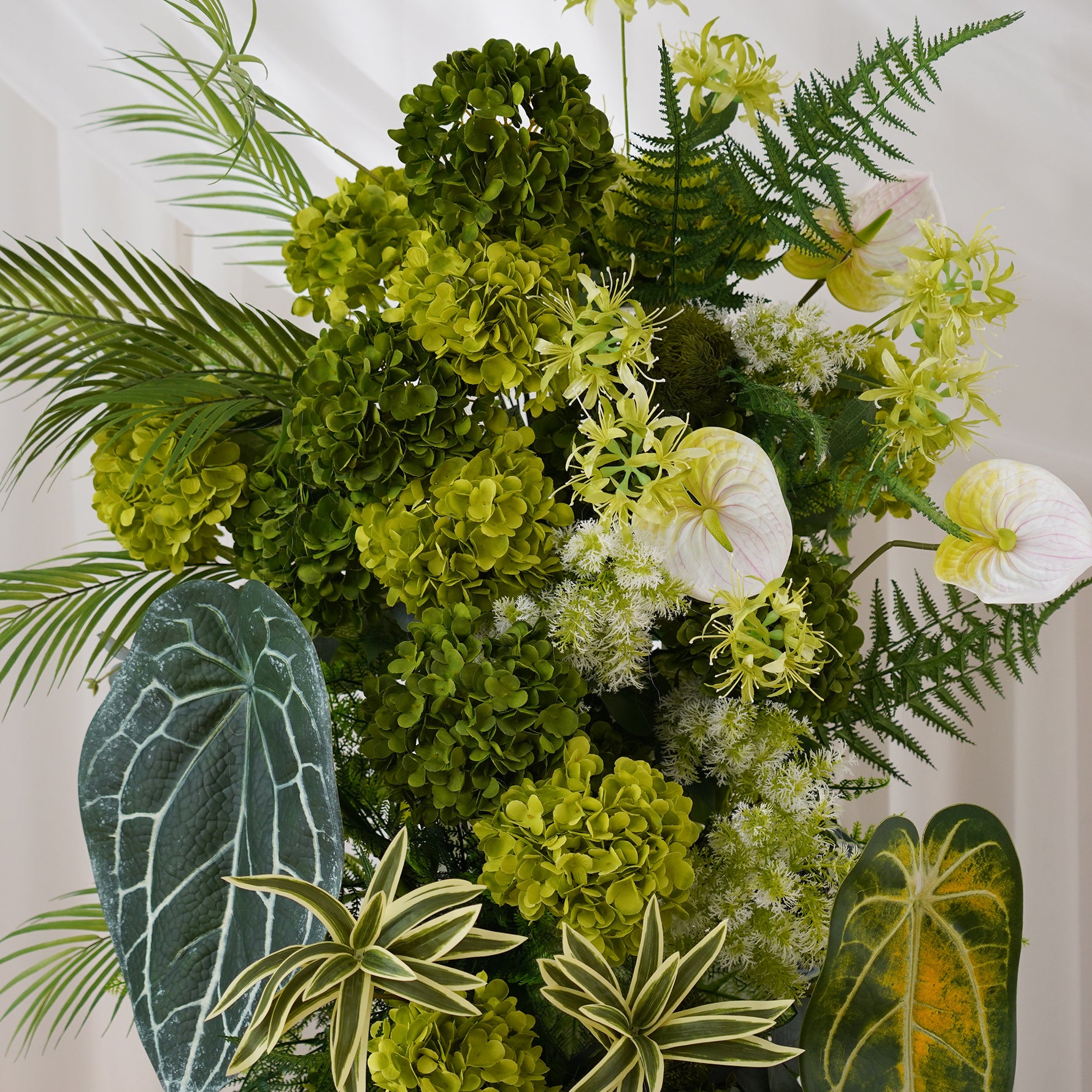 artificial plant backdrop