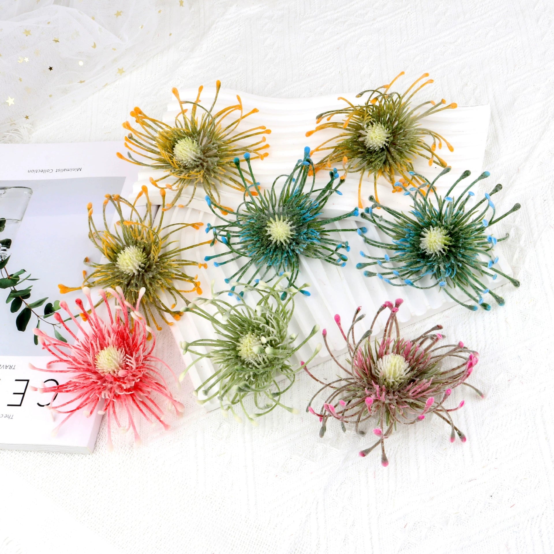 fake-pincushion-protea-flower-head-home-decoration-accessories