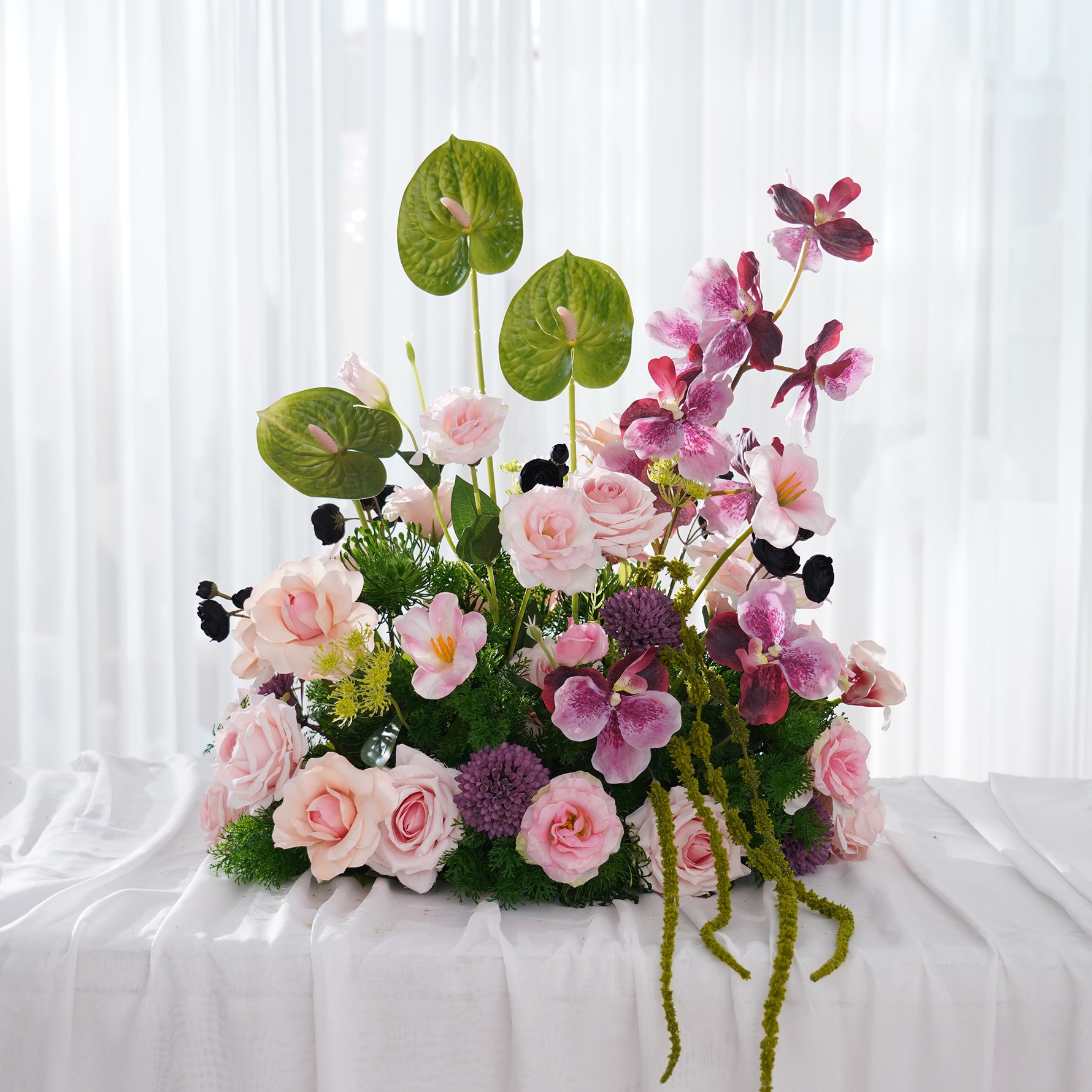 Artificial Flowers for Outdoor Wedding Decoration