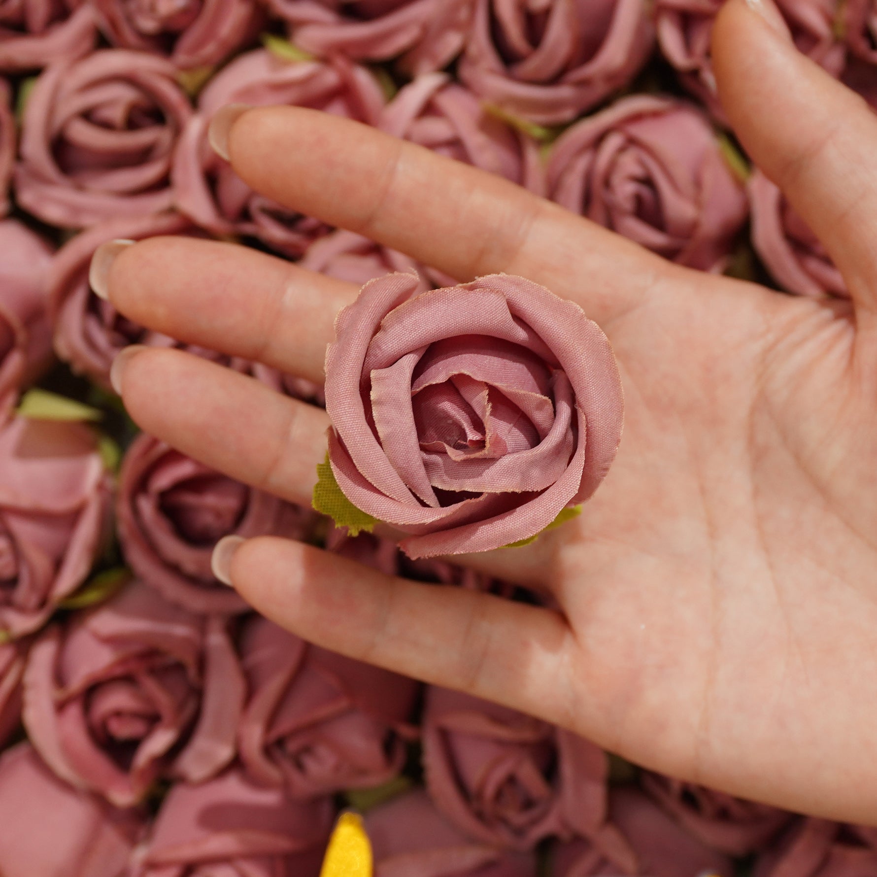 dusty‑pink‑faux‑mini‑rose‑flower‑head‑decor