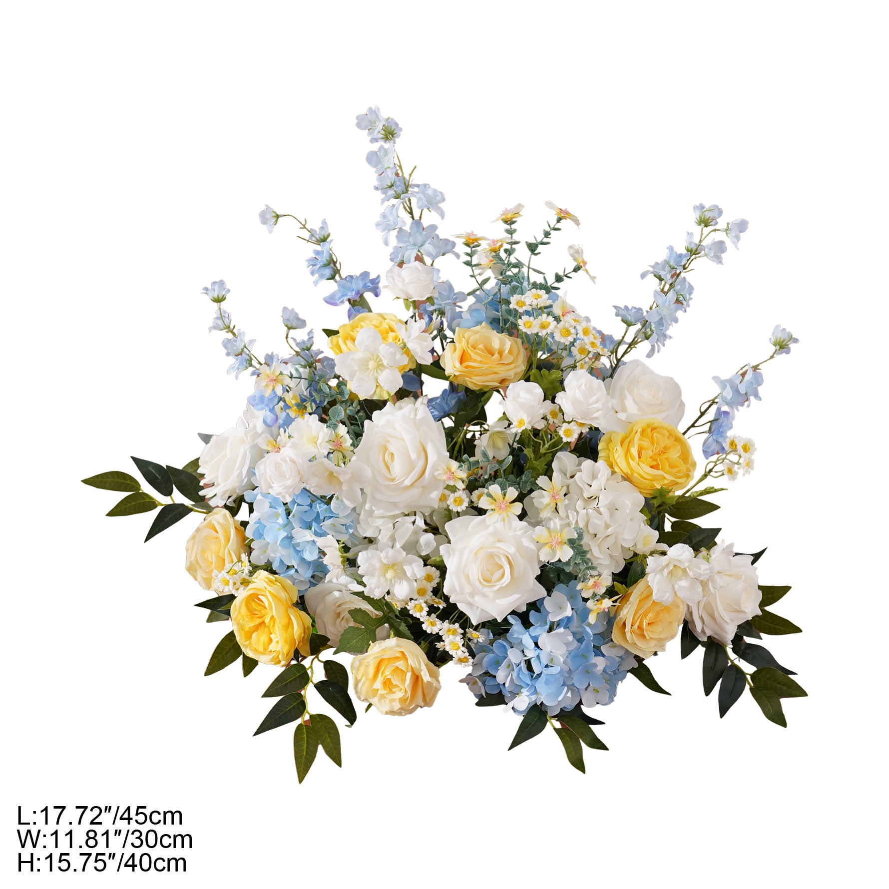 Artificial Rose and Hydrangea Decor