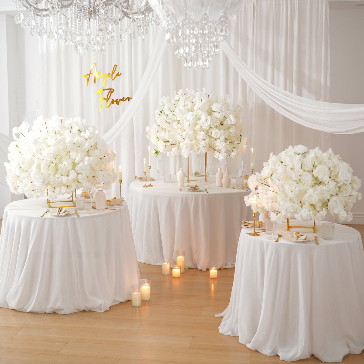 white_artificial_cherry_blossom_centerpiece
