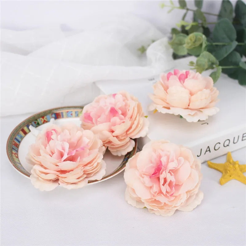 Single Peony Bloom Head Artificial Floral Supply
